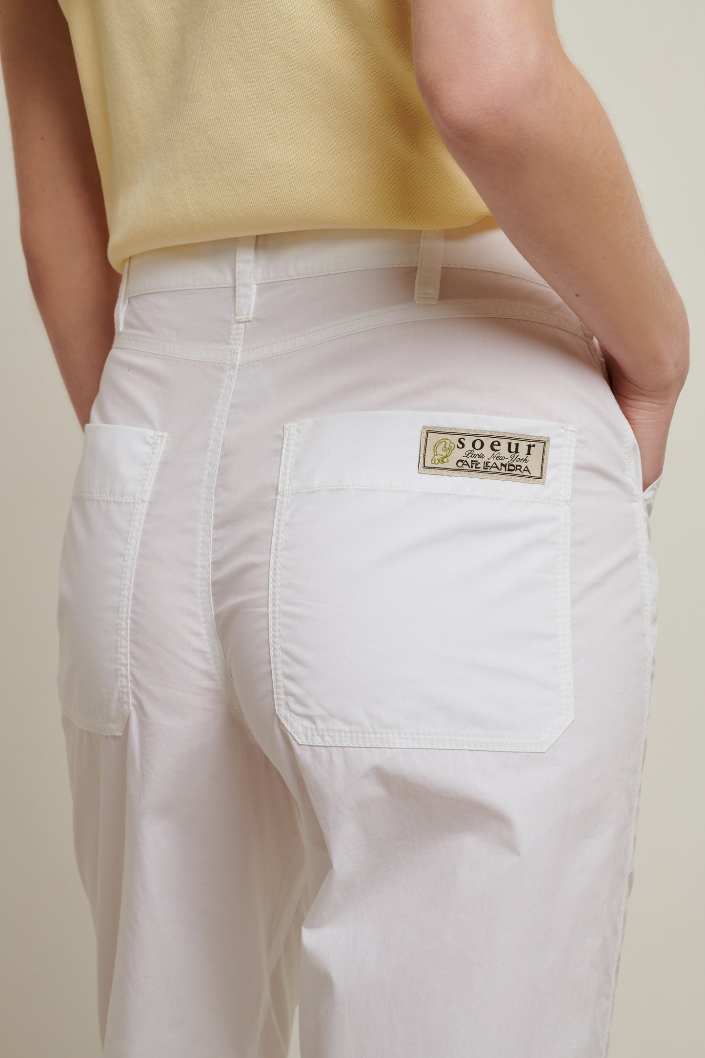 Pantaloni napoleon bianco