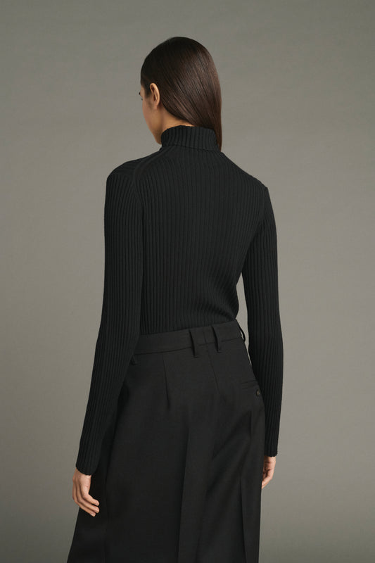Maglione Filao - Nero - Lana Merino - Donna