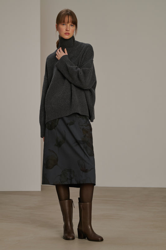 Stiefeletten Cara - Ébène - Leder - Damen