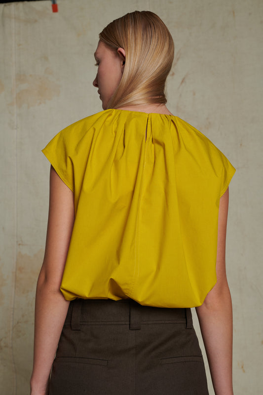 Chemise Annie - Jaune Doré - Coton - Femme