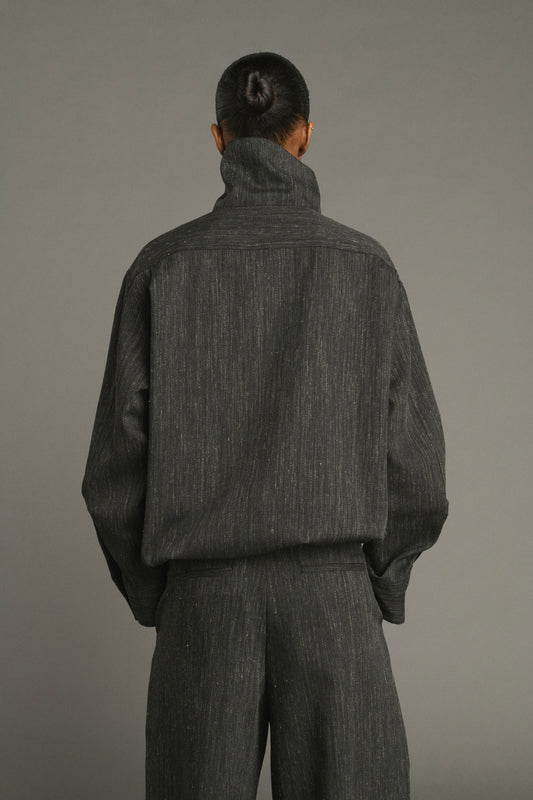 Camicia Lutece - Grigio Antracite - Lana - Donna