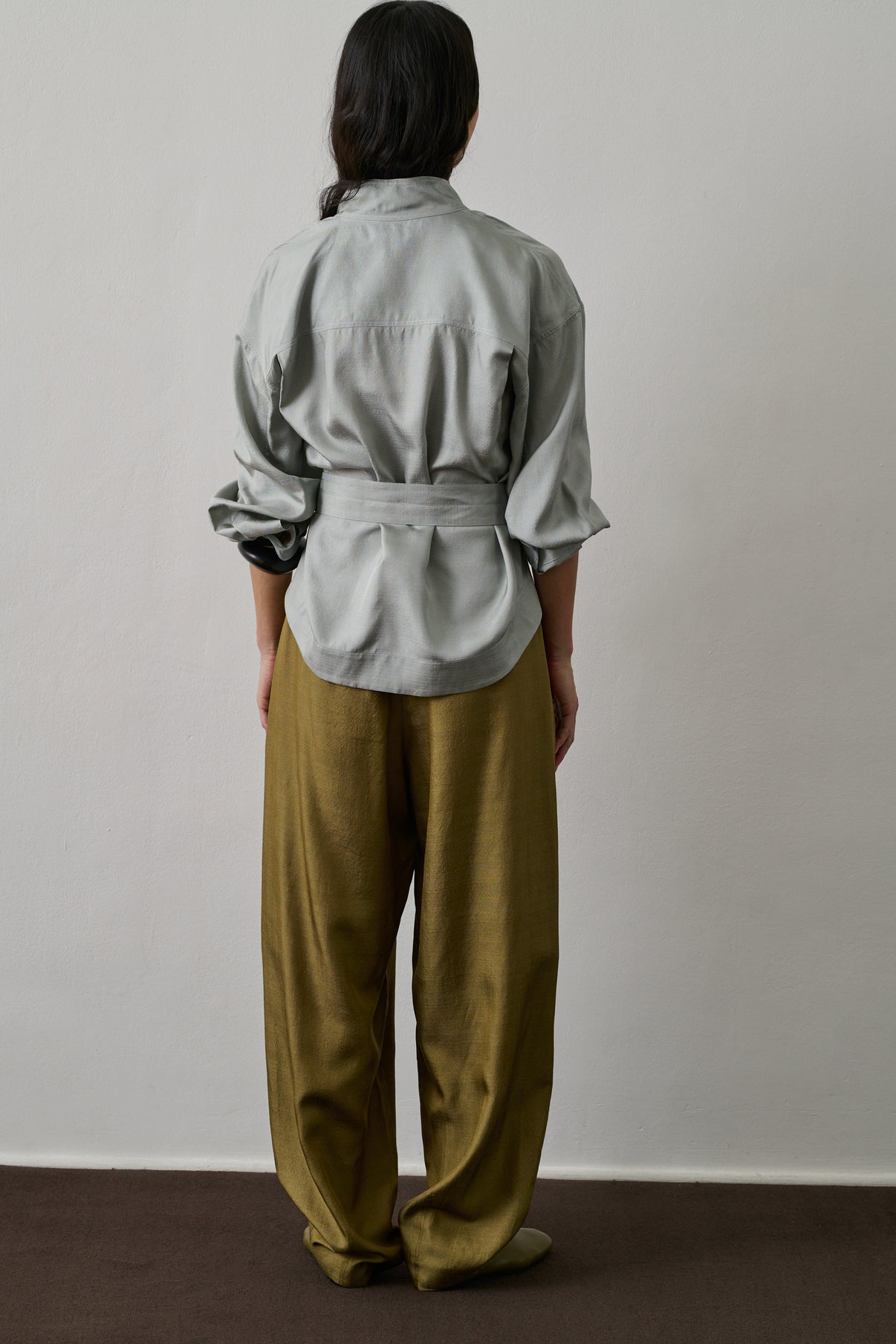 Chemise Felicite - Bleu Glacé - Soie - Femme vue 4