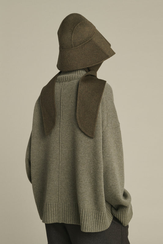 Hut Faron – Khaki Meliert – Wolle – Damen