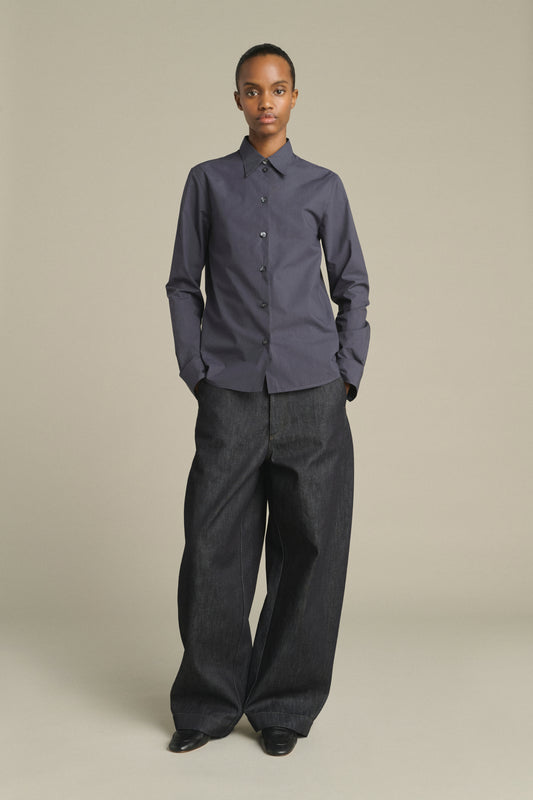 Camicia Lavinia - Blu Notte - Cotone - Donna