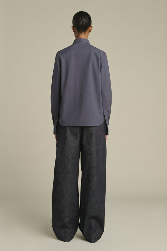 Camicia Lavinia - Blu Notte - Cotone - Donna