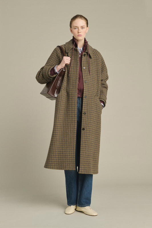 Berlin coat - Grey/Khaki - Wool - Women