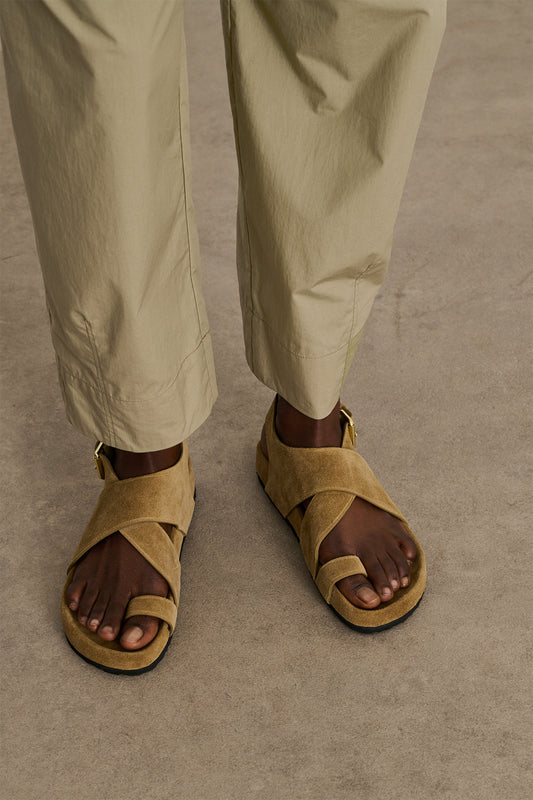 Sandales Domani - Miel - Cuir - Femme