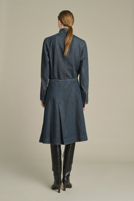 Jupe Klea - Bleu Gris - Coton - Femme