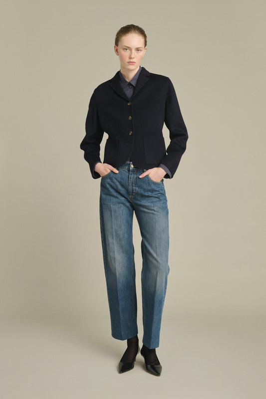 Giacca Hespera - Deep Navy - Lana - Donna