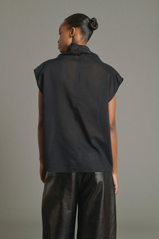 Blouse Izumi - Noir - Coton - Femme