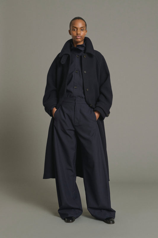 Cappotto Berlin - Navy - Lana - Donna