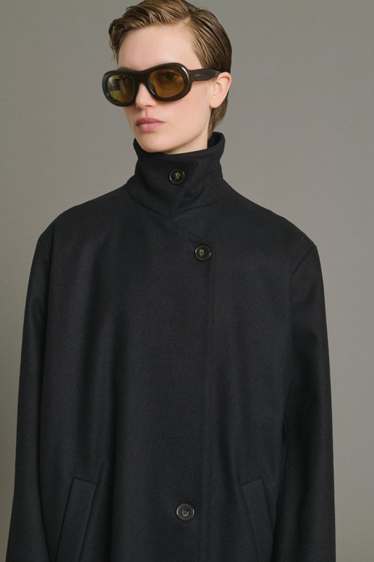 Cappotto Germain - Nero - Lana - Donna