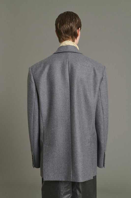 Veste Helga - Gris Chiné - Laine - Femme