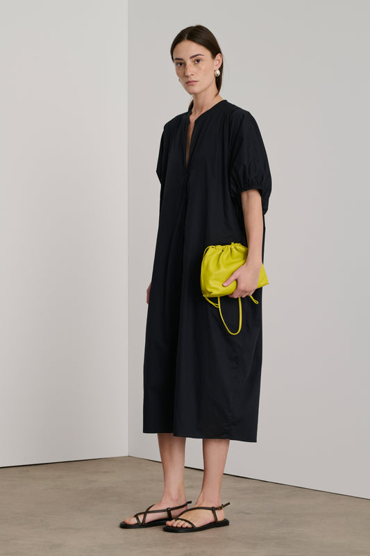 Kleid Alger - Schwarz - Baumwolle - Damen