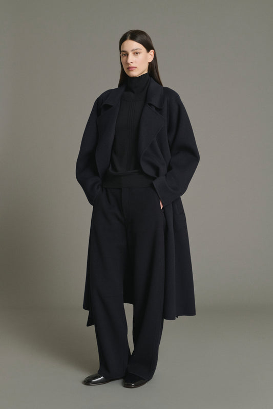 Cappotto Harvard - Deep Navy - Lana - Donna