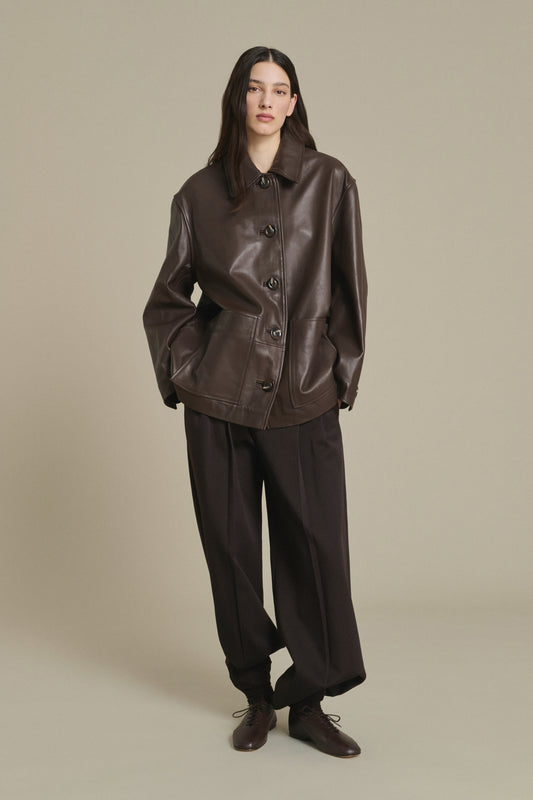 Derbies Orso - Marron Chaud Cuir Grainé Femme - Soeur
