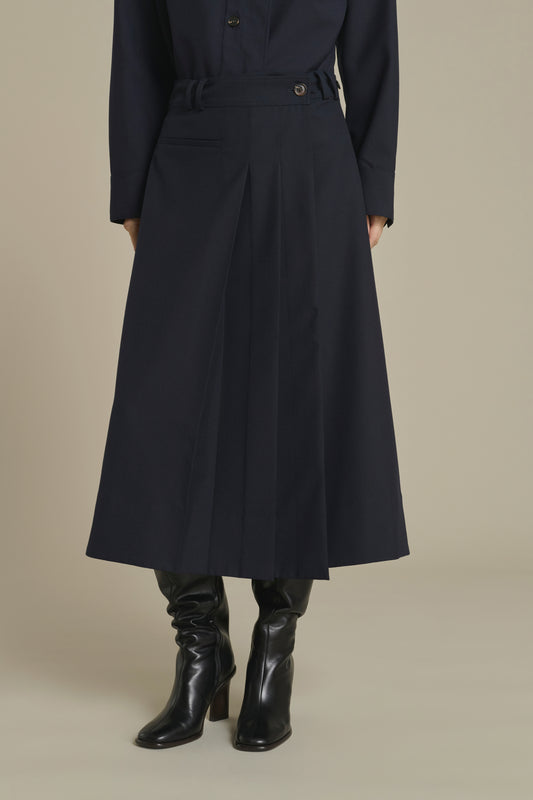 Jupe Varna - Bleu Nuit - Femme