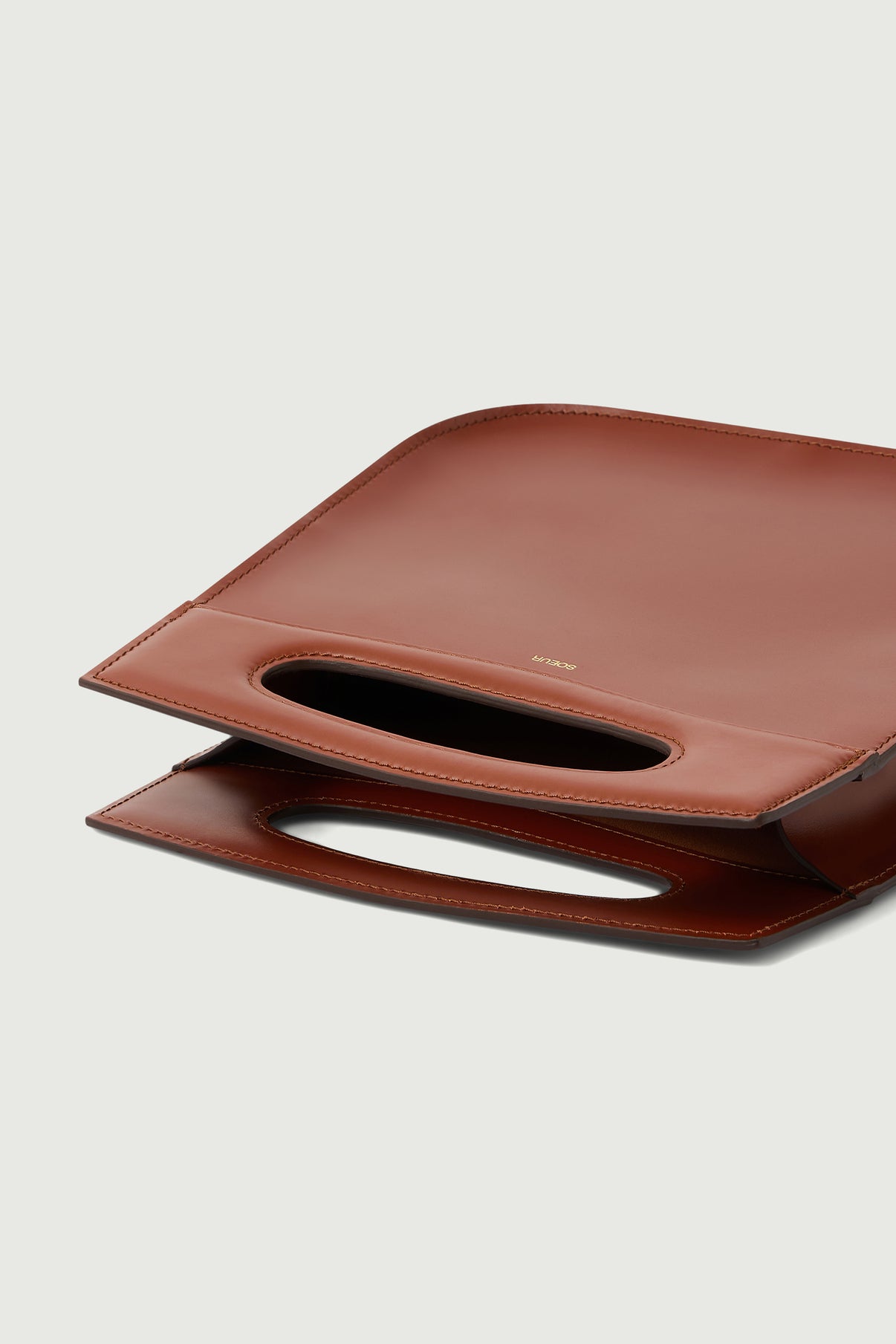 Sac Cheri - Cognac - Cuir - Femme vue 4