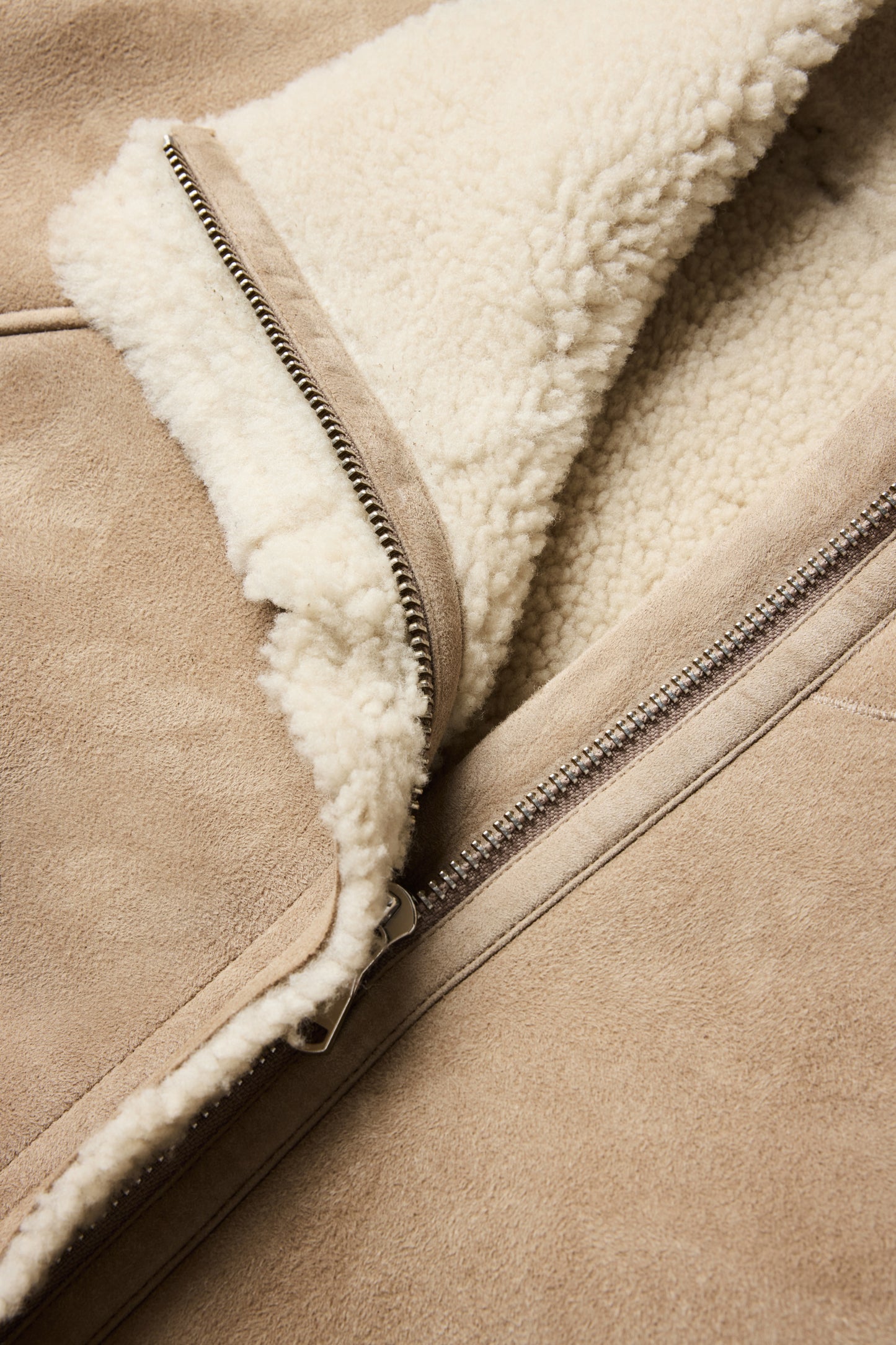 Mantel Kleber - Beige - Leder - Damen