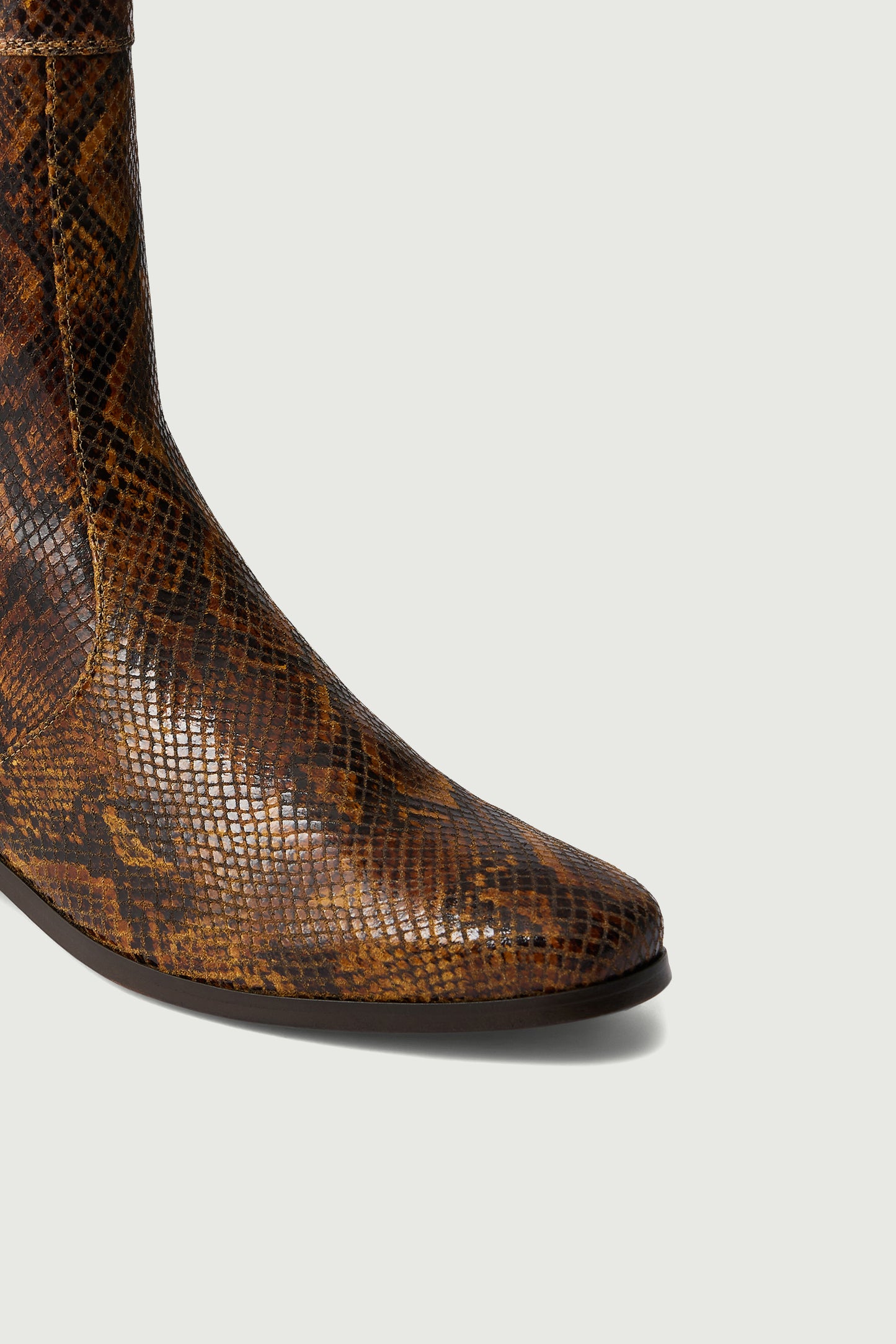 Stiefeletten Écaille - Python - Leder - Damen