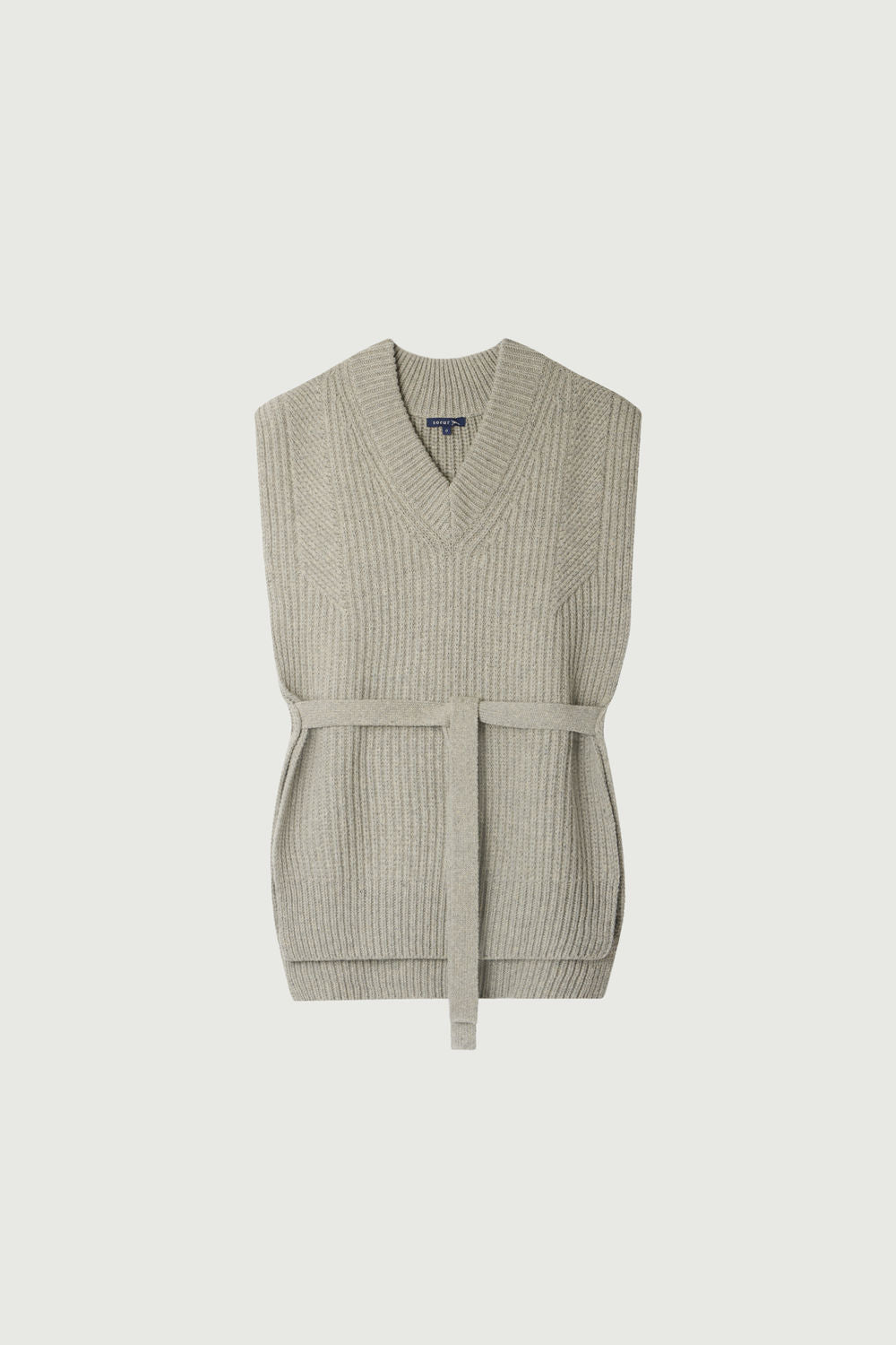 Maglione Costa - Grigio Melange - Lana - Donna
