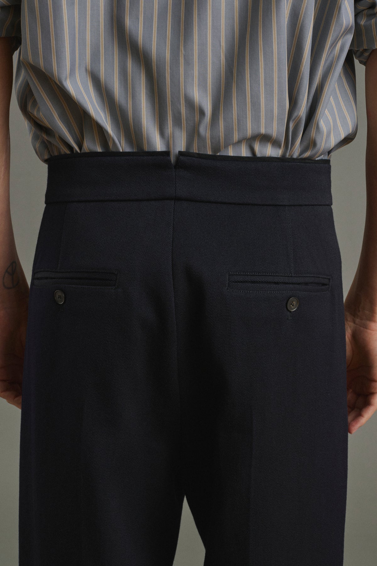Hose Antonin - Dunkles Marineblau - Wolle - Herren