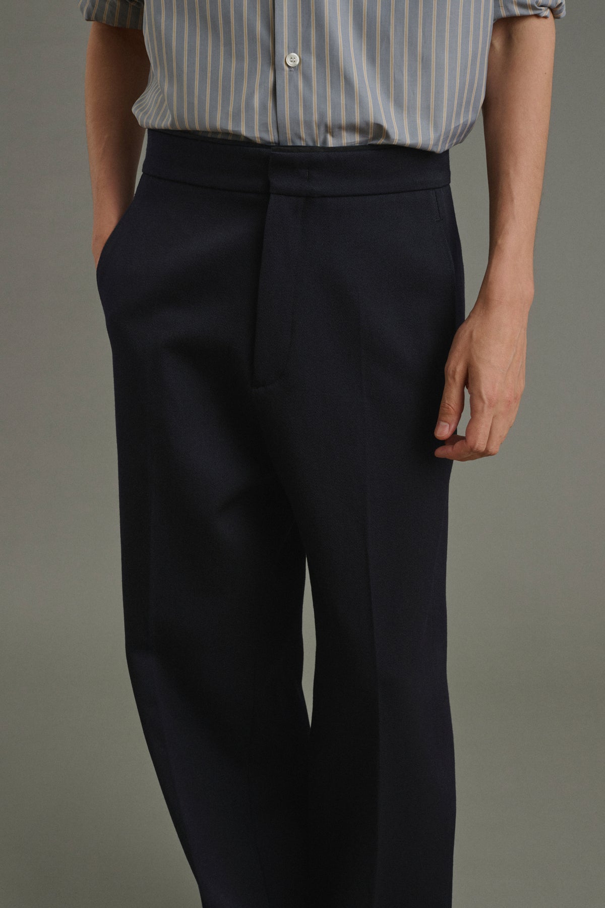 Hose Antonin - Dunkles Marineblau - Wolle - Herren