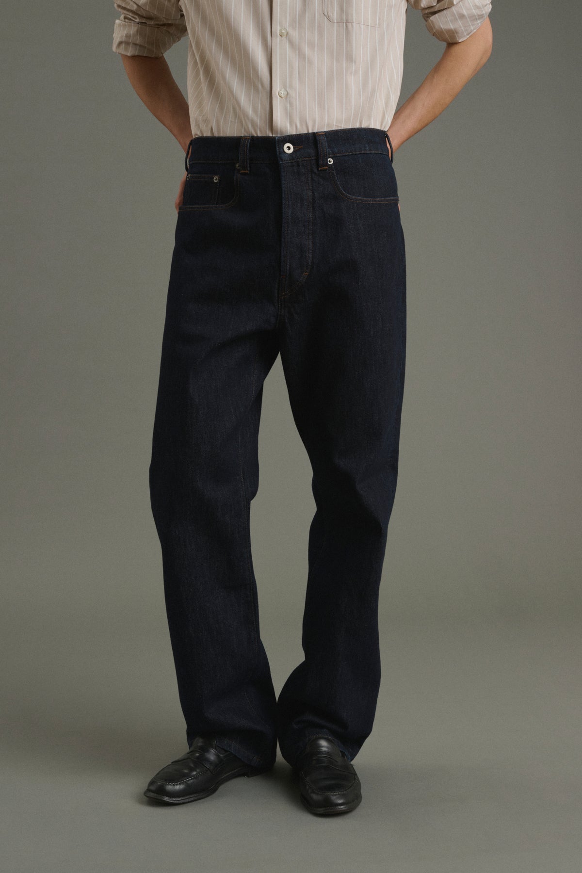 Tom jeans - Raw Blue Denim - Cotton - Men vue 2