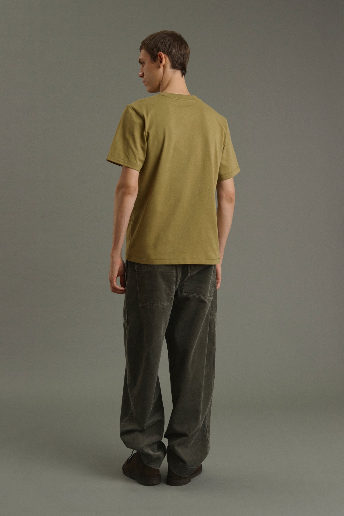 T-Shirt Owen - Light Khaki - Cotton - Men