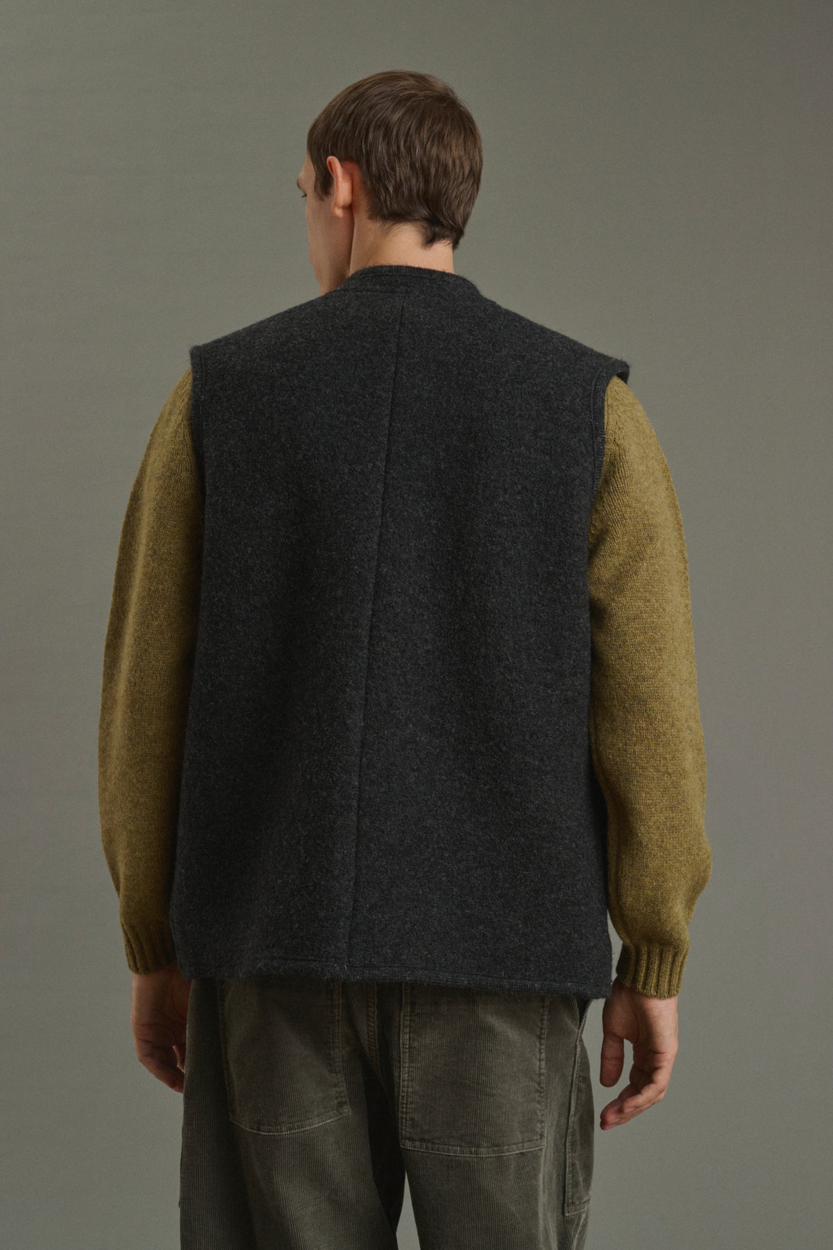Blouson Samuel - Gris Anthracite - Laine - Homme