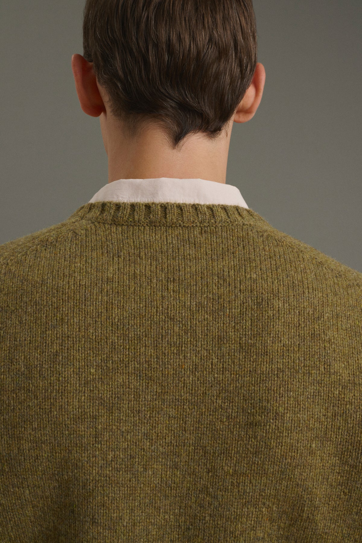 Maglione Isamu - Kaki mélange - Lana - Uomo vue 5