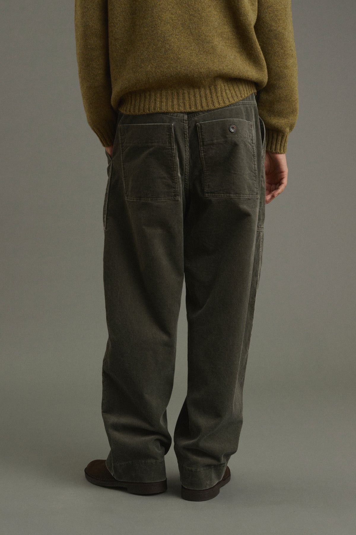 Pantaloni Kurtis - Grigio verde - Cotone - Uomo vue 4