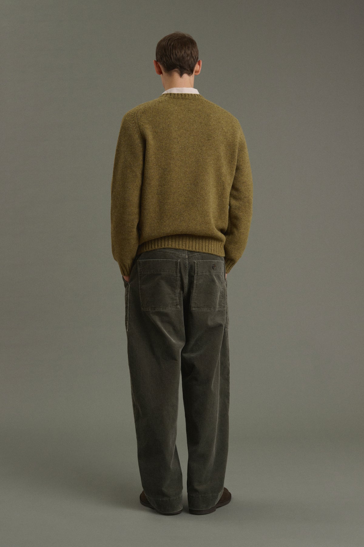 Maglione Isamu - Kaki mélange - Lana - Uomo vue 3