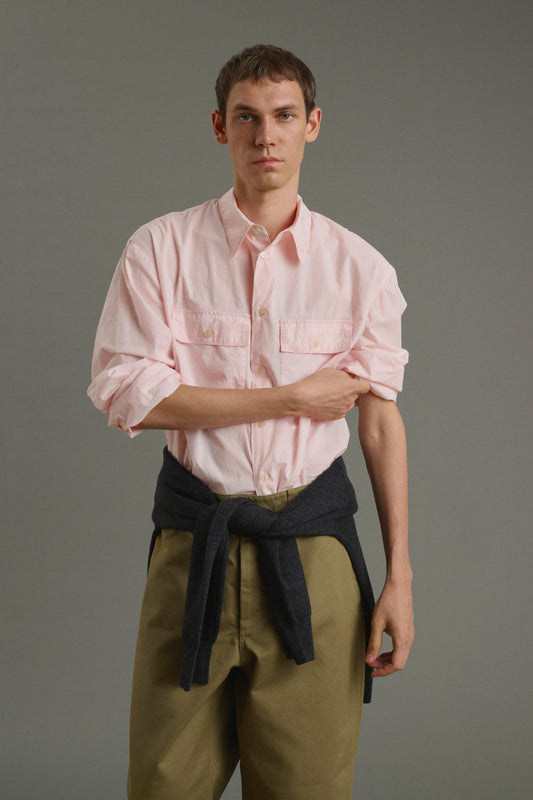 Chemise Isaac - Rose Pâle - Coton - Homme