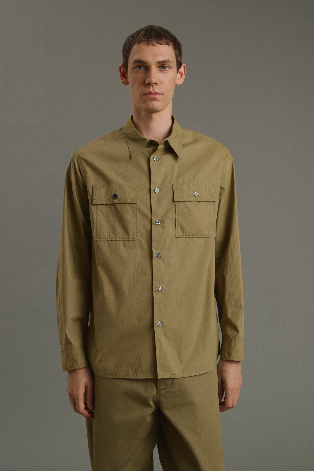 Hemd Isaac - Beige - Baumwolle - Herren