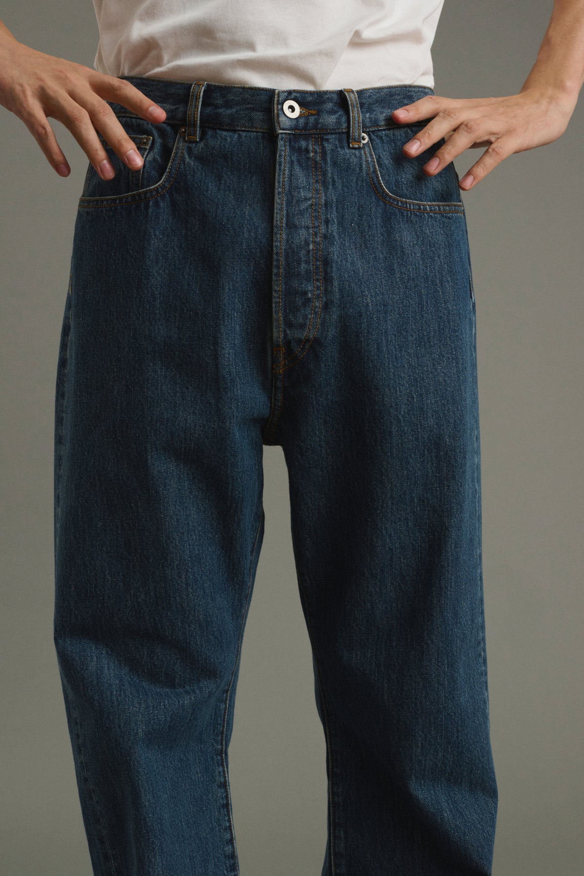 Jean Tom - Denim in verwaschenem Blau - Baumwolle - Herren