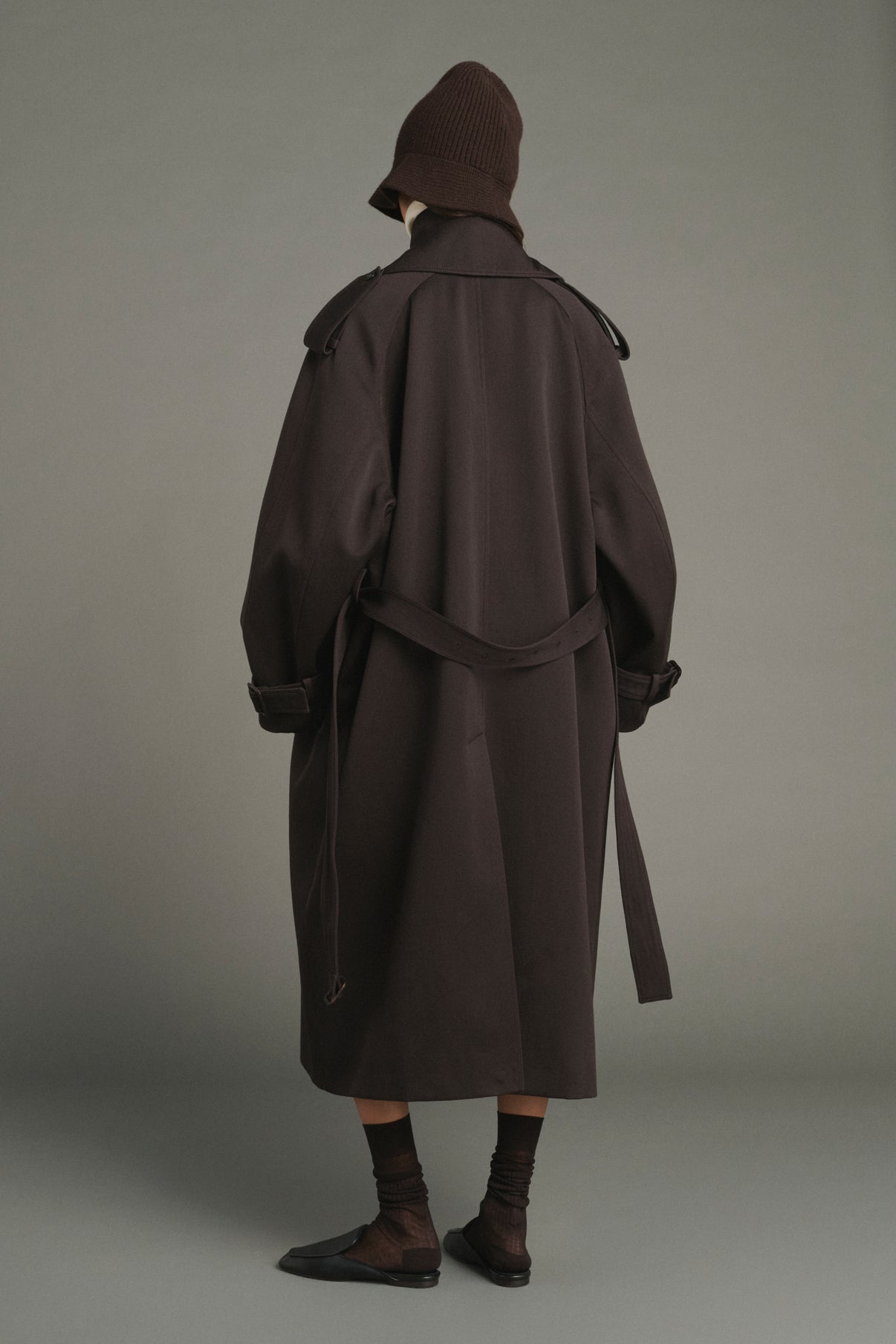 Cappotto Lazare - Ebano - Lana - Donna vue 4
