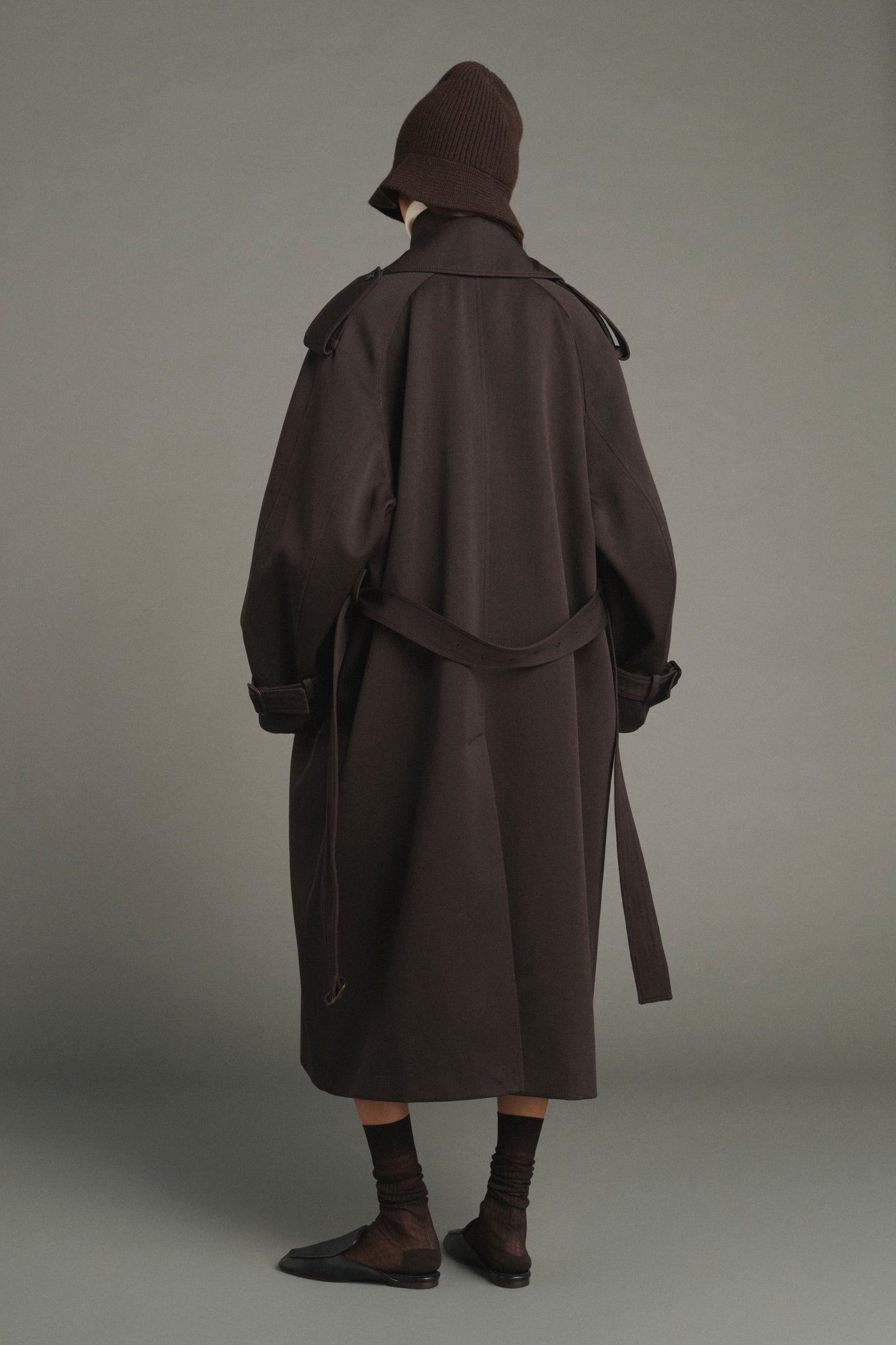 Cappotto Lazare - Ebano - Lana - Donna