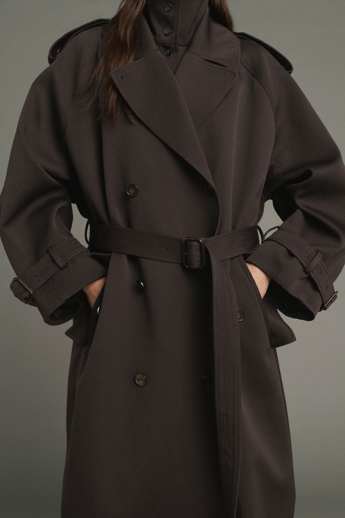 Cappotto Lazare - Ebano - Lana - Donna vue 2