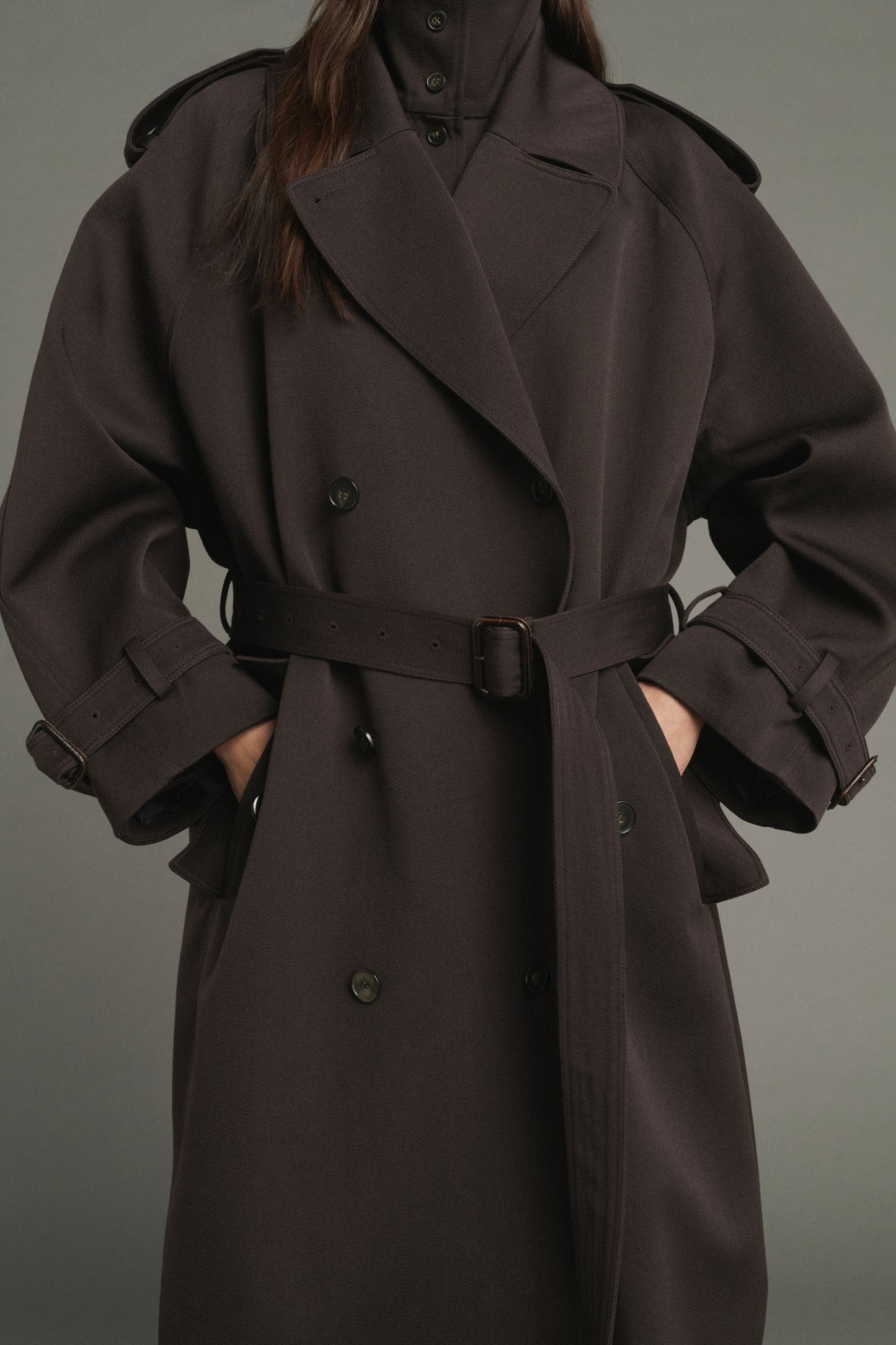 Cappotto Lazare - Ebano - Lana - Donna