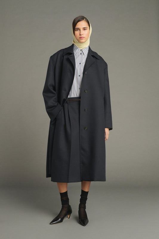 Bermuda Jude – Deep Navy – Wolle – Damen