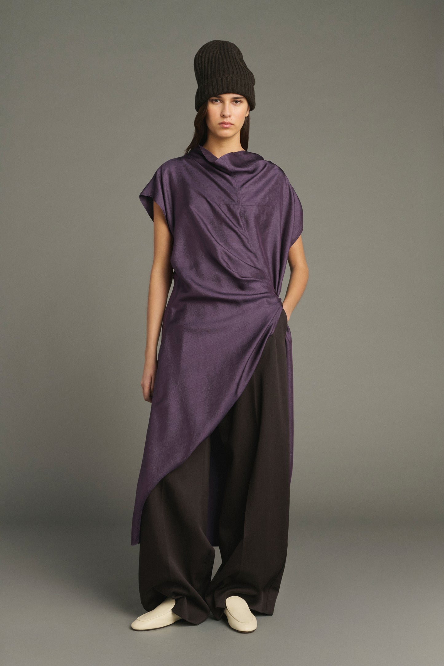Kleid Foggia - Violett - Seide - Damen