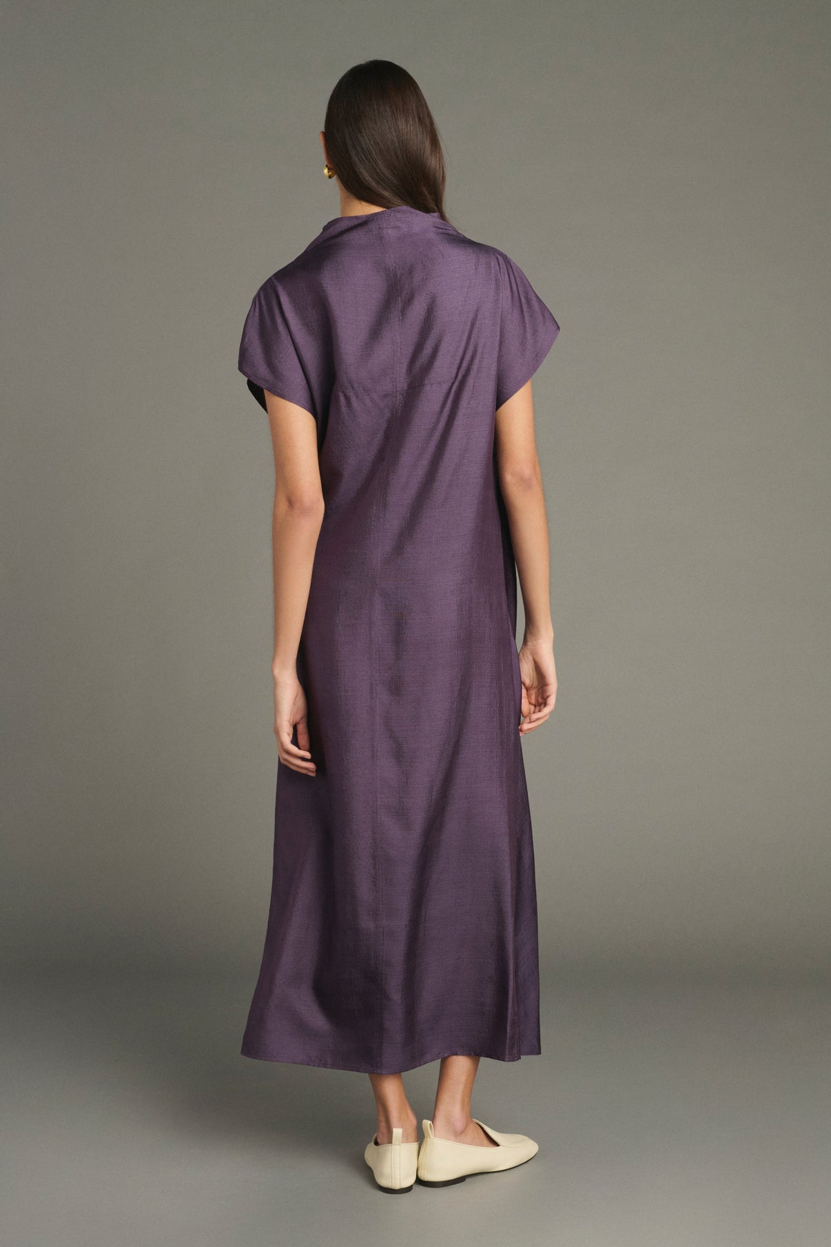 Kleid Foggia - Violett - Seide - Damen vue 2