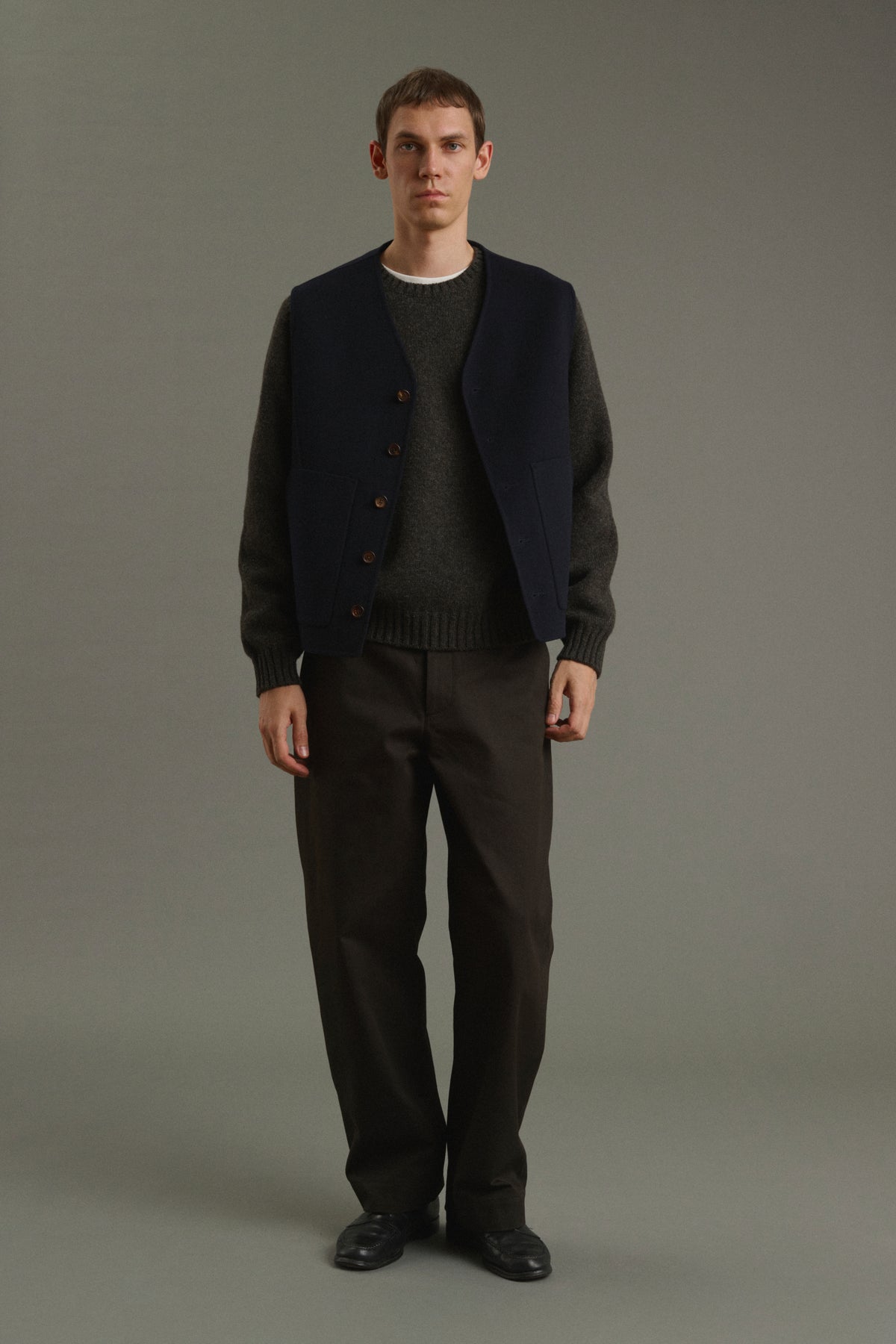Veste Romain - Deep Navy - Double Face - Homme vue 3