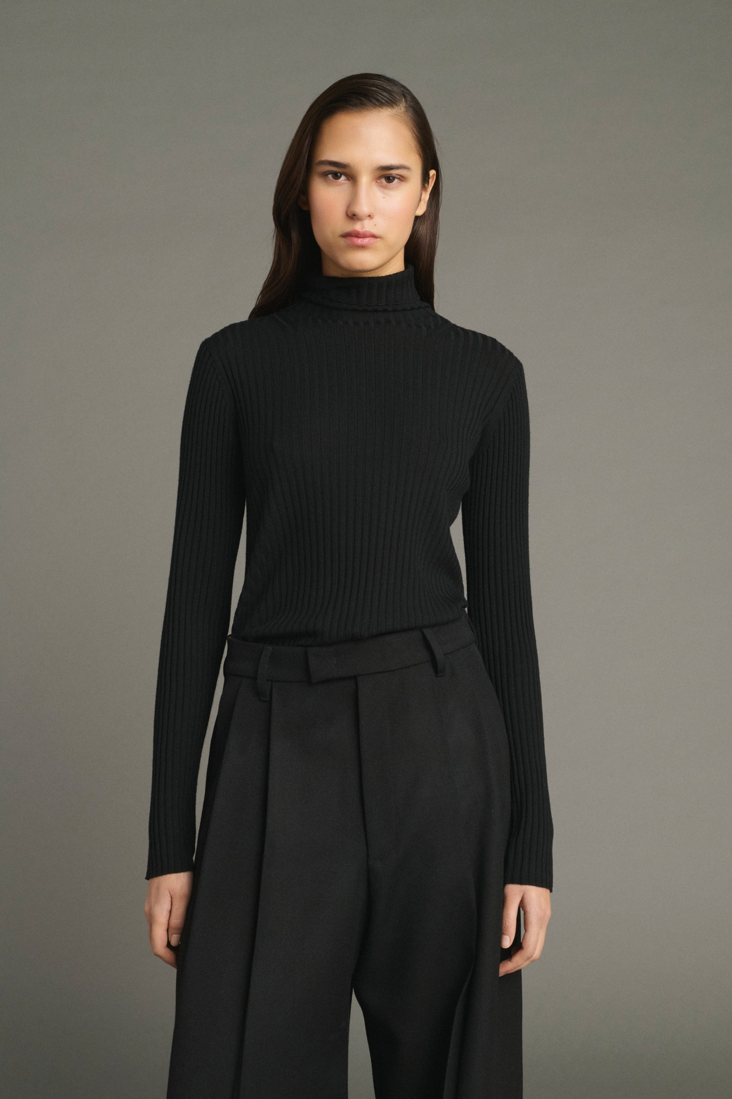 Pullover Filao - Schwarz - Merinowolle - Damen