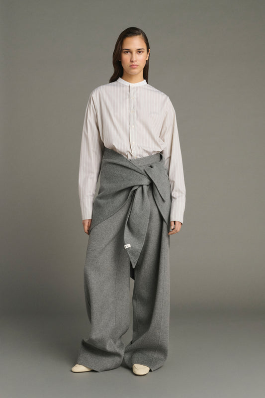 Cape Jamelia - Grigio Chiaro - Lana - Donna