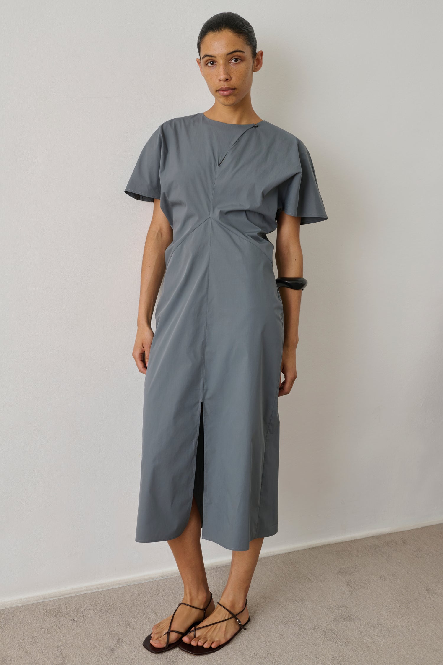 Kleid Ella - Grau/Blau - Damen