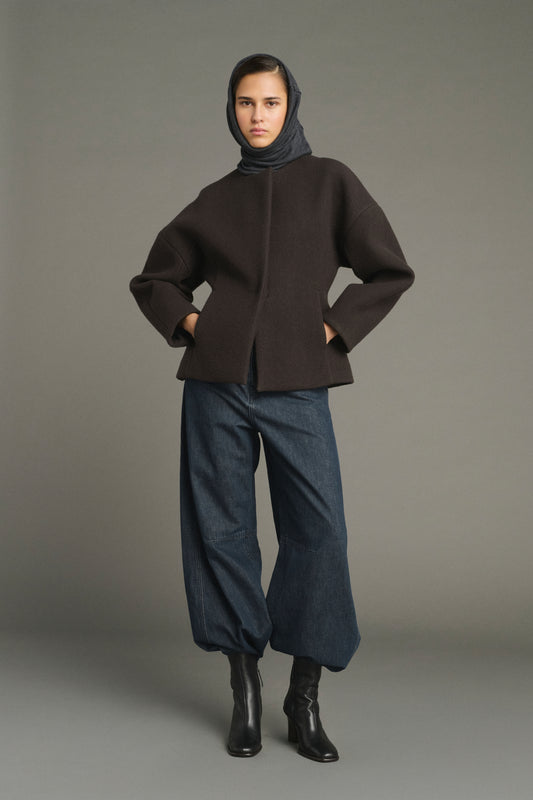 Veste France - Vert Ébène - Coton - Femme