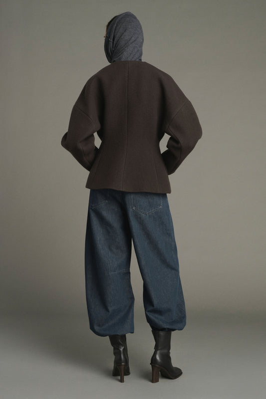 Veste France - Vert Ébène - Coton - Femme