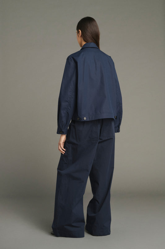 Pantalon Hugues - Navy - Coton - Femme